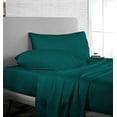 thumbnail image 2 of King Size 800 Thread Count Luxury Extrasoft 100% Egyptian Cotton 4 Piece Sheets Set in Hotel Quality Teal Solid 16 Inch Deep Pocket, 2 of 5