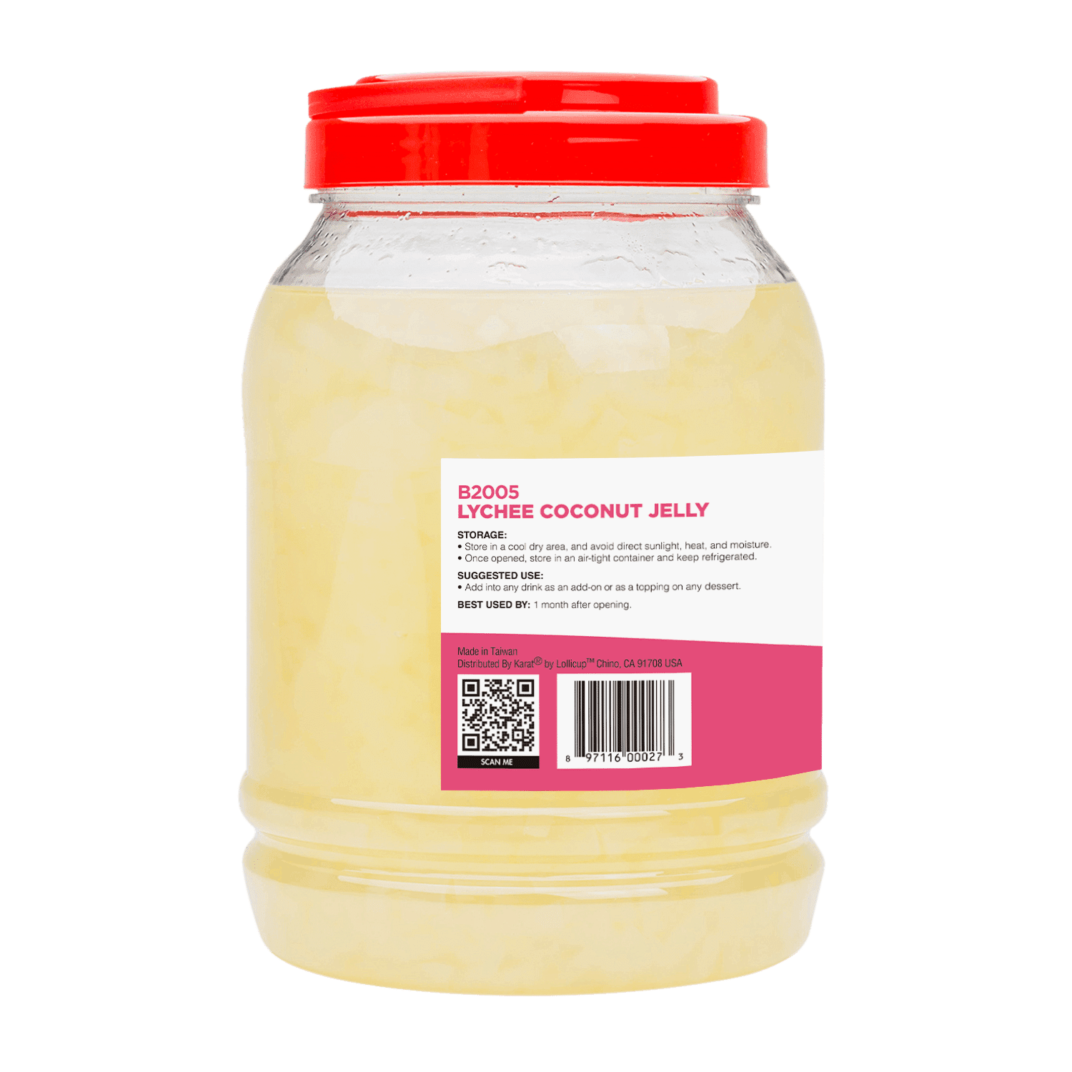 Tea Zone Lychee Coconut Jelly (8.8 lbs)