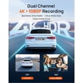thumbnail image 2 of Cámara para auto 70mai T800E 4K HDR frontal + 1080P interior Wi‑Fi 6, 2 of 9