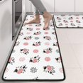thumbnail image 2 of Kitchen Rugs Sets Of 2,White Cow Dot Pattern Anti Fatigue Kitchen Mat Rugs Non Slip Washable,Decorative Kitchen Floor Mats for Kitchen,Sink,Laundry,17"x47"+17"x47", 2 of 5