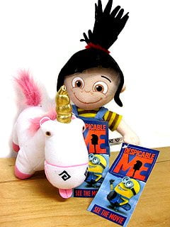 Despicable Me The Movie Official 8 Inch Soft Plush Toy Figure Agnes W Fluffy Golden Unicorn Doll Set Walmart Com