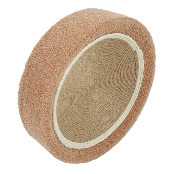 Sisal Cat Lounge Bed, Ergonomic Design Round Cat Scratcher for Cat Claws, Keeps Claws , Practical Toy, Comfortable Sleeping