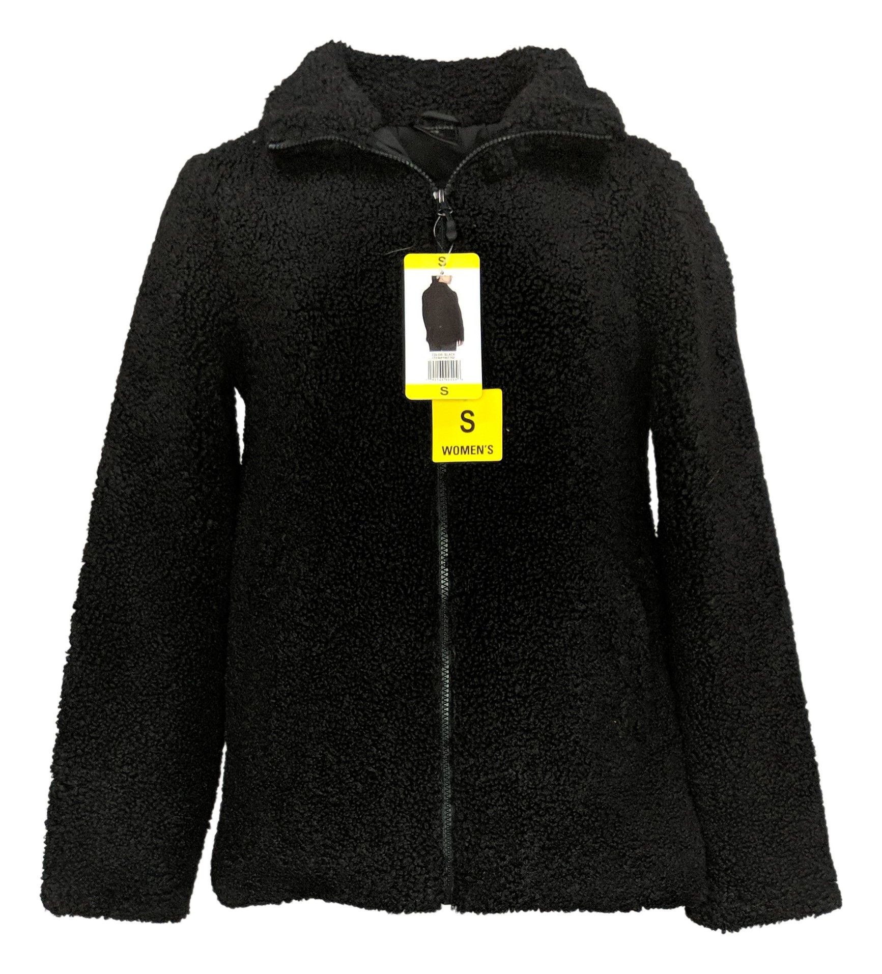 Jacket Sz S Teddy Sherpa Satin 