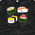 thumbnail image 4 of Inktastic Sushi with Faces Boys or Girls Toddler T-Shirt, 4 of 5