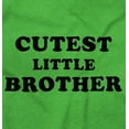 thumbnail image 2 of Cutest Little Brother Siblings Bodysuit Jumper Boys Infant Baby Brisco Brands NB, 2 of 6