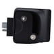 thumbnail image 4 of Pestillo de puerta para autocaravana, aleación de zinc, recubrimiento en polvo negro, con 2 llaves para vehículos grandes, 4 of 5