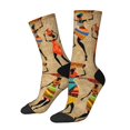 thumbnail image 1 of Fotbe Dancing African Women Calcetas Largas con Estampado para Hombre y Mujer – Calcetas de Compresión Transpirables y Elásticas, Viajar y Uso Diario Talla 5-11, 1 of 6