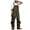 Gray, variant on Odeerbi Men's Bib Overalls Loose Retro Cargo Pants Large Size Casual Overalls Olive Green