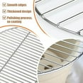 thumbnail image 7 of Grill Grates Replacement 15 Inch Round Heat-Resistant Stainless Steel Grill Grate, Portable Easy to Clean Baking Tray for Camping, Picnic, Garden, 7 of 7