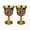 Golden grape, variant on 2Pcs European Styles One Chalices Cups With Alloys Construction