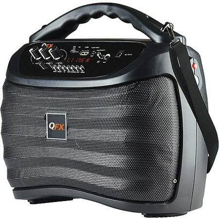 speaker microsd slot tailgate bluetooth usb portable battery pa powered