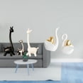 thumbnail image 2 of Estatua de alce y ciervo,Estatua de jirafa de cerámica,adorno moderno para decoración del hogar,estatua de cisne,Estatuas y figuras de cisnes de cerámica modernas Esculturas,Escultura de, 2 of 8