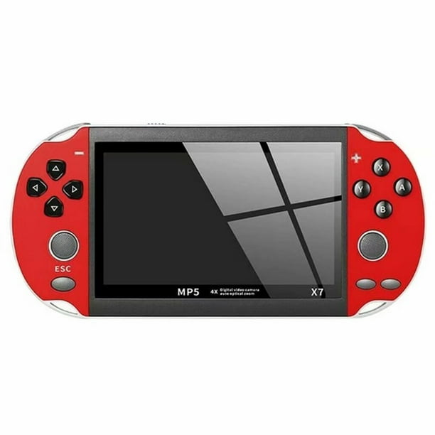 X7 8g Rom Psp Console Hand Game Machine Console 4 3 Screen Free 300 Built In Games Red Walmart Com Walmart Com
