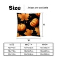 thumbnail image 5 of Maple Ieaf Pumpkin Velvet Throw Pillow Covers Set of 2 - Sizes 16x16, 18x18, 20x20 Inches - Decorative Pillows with Unique Patterns for Various Occasions, 5 of 6