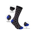 thumbnail image 4 of Mio Marino Mens Dress Socks - Moisture Control - Everyday Crew Socks - 6 Pack, 4 of 6