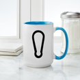 thumbnail image 4 of CafePress - Carabiner Icon Large Mug - 15 oz Ceramic Large White Novelty Mug, 4 of 4