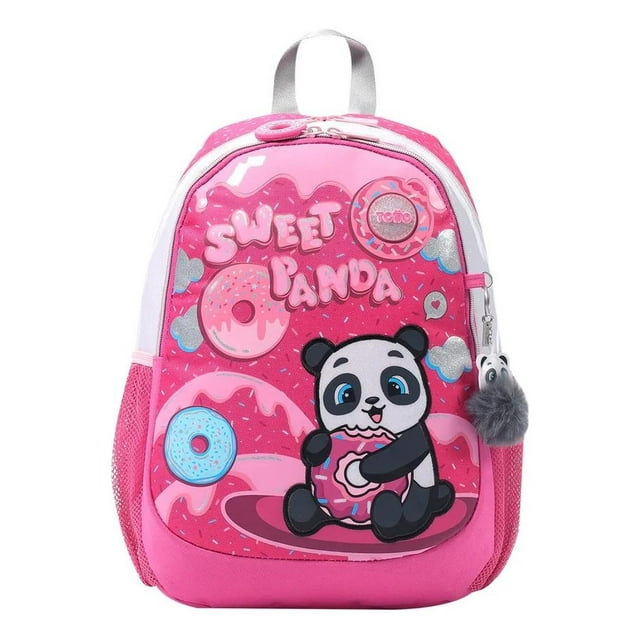 Totto Mochila Para Niña Sweet Panda Mediana Con Organizador Interno multicolor M