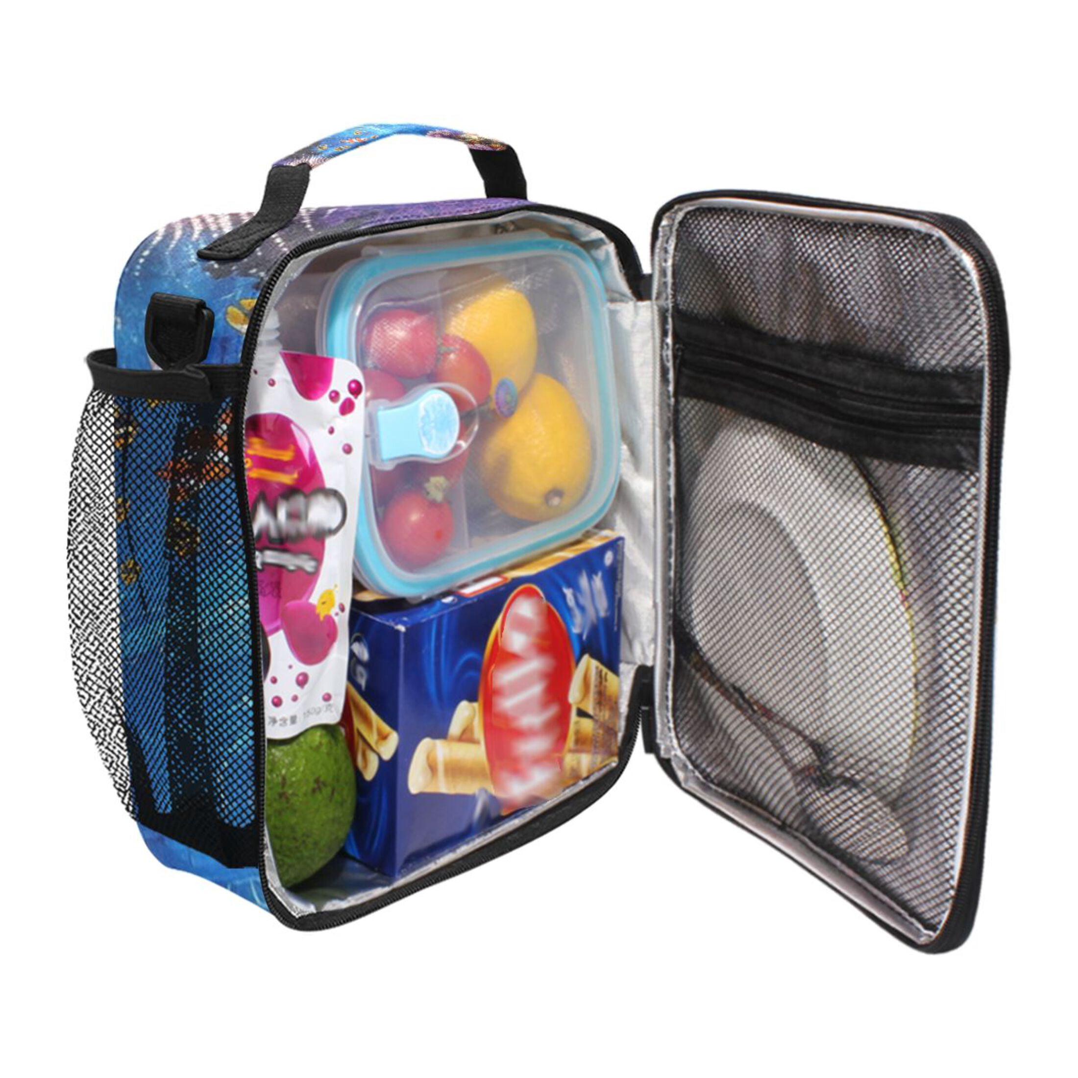 ALAZA Clownfish Corals in Ocean Lunch Box Insulated Lunch Bag Reusable Thermal Cooler Tote School Picnic