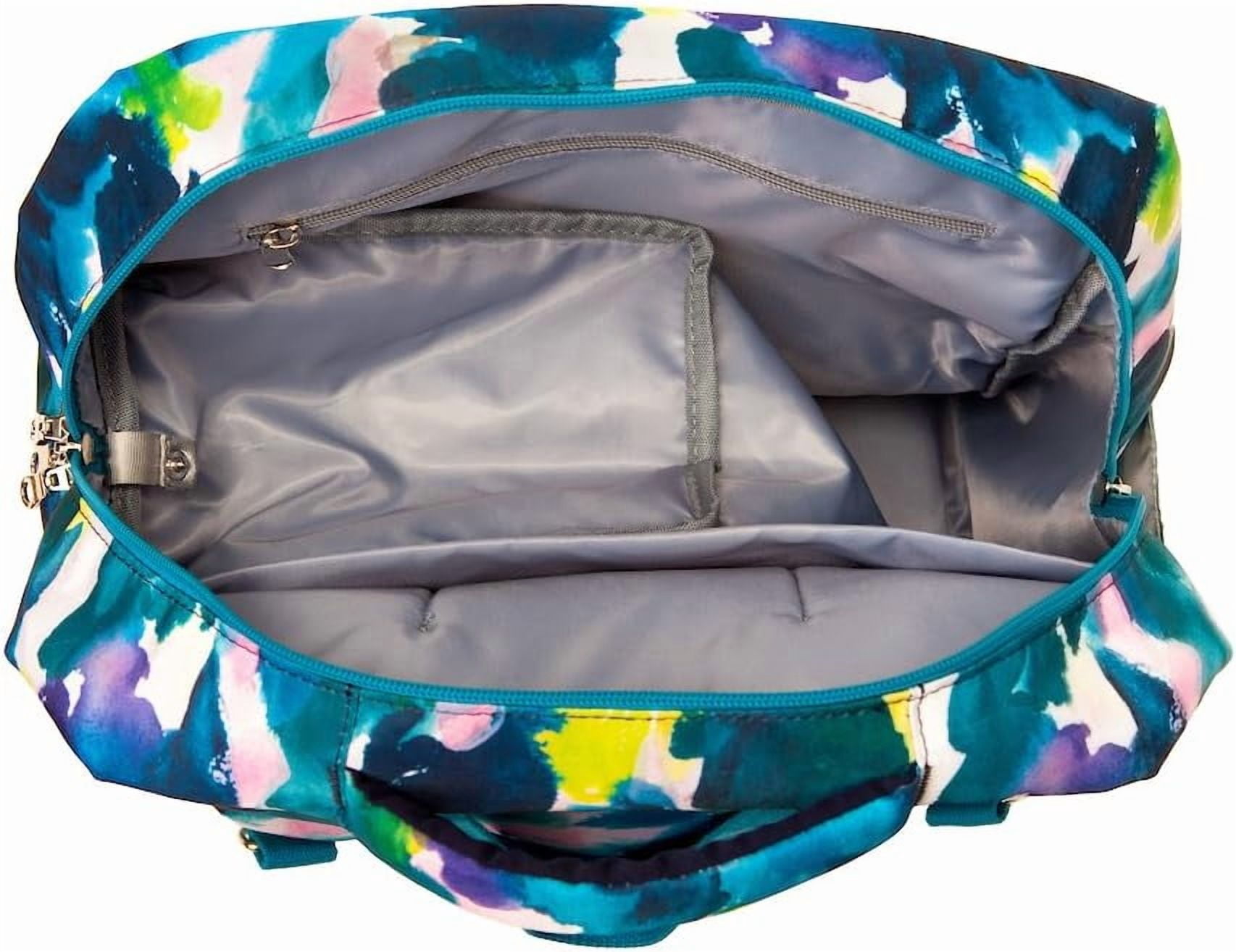 Sarah Wells Kelly Breast Pump Backpack & Tote - Insulated Pocket, Laptop Sleeve & Easy-Clean Design, Fits All Pumps, Diaper Bag for Moms (Aquarelle)