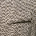 thumbnail image 6 of XMMSWDLA Mens Plus Top Single Button Casual Business Solid Color Herringbone Suit Jacket, 6 of 8