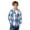 Blue, variant on ATOGUTA Boys Jackets Lightweight Kids Warm Hooded Fall Winter Plaid Jacket With Pockets Size 3T-13, Blue