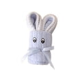 thumbnail image 2 of MZCPSYHA Corals Fleece Small Towel Squares Handkerchief Cute Rabbits Shaped Souvenir Gift Towel, 2 of 3