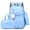 Blue Mermaid, variant on IvyH 3PCS Backpack Graffiti Bookbag with Lunch Bag Pen Case