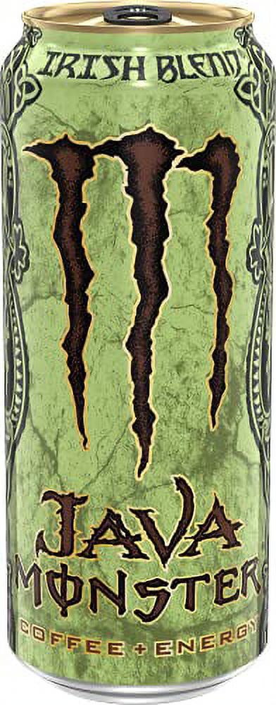 Java Monster Irish Blend, Coffee + Energy Drink, 15 Ounce (Pack of 12)
