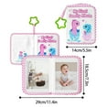 thumbnail image 3 of Home Textile Storage Clearance Photo Album For Baby Animal Pattern Family Photo Album With Star Hook Holds 17 Photos Soft Cloth Cover Keepsake Record Book , Home Textile Home Textile Storage, 3 of 4
