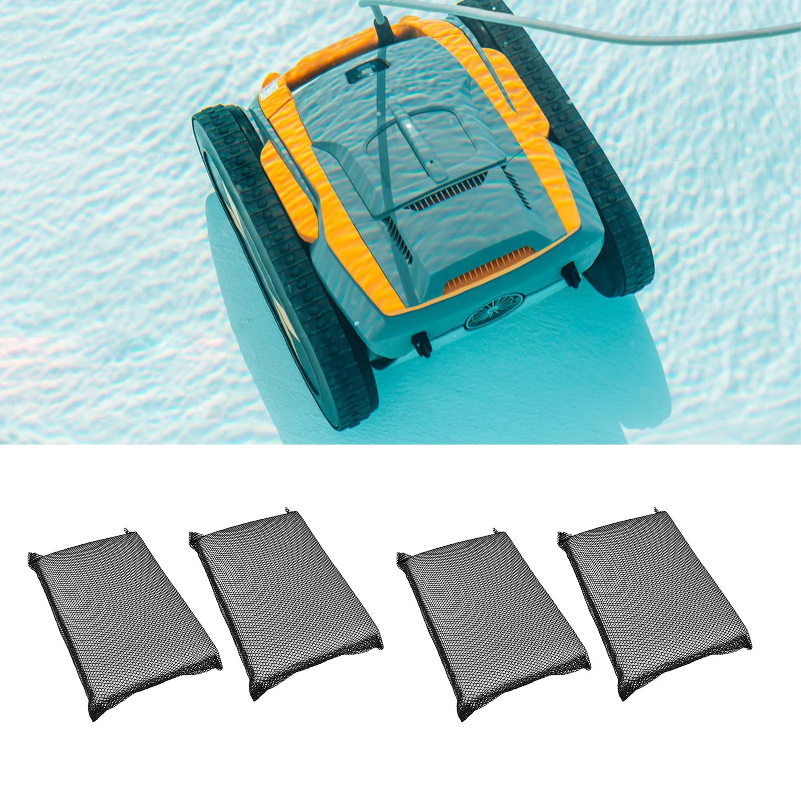 oshhni 4 Pieces Robotic Pool Cleaner Filter Pads Washable Premium Easy Installation