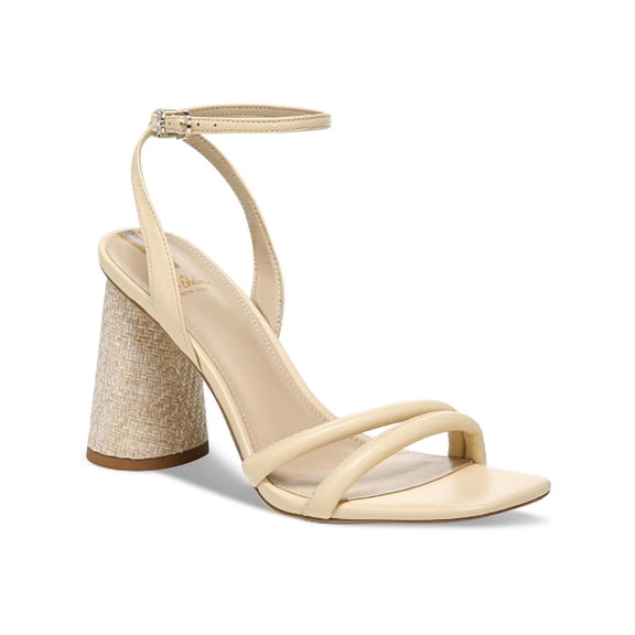 Sam Edelman Womens Kia Leather Square Toe Heels