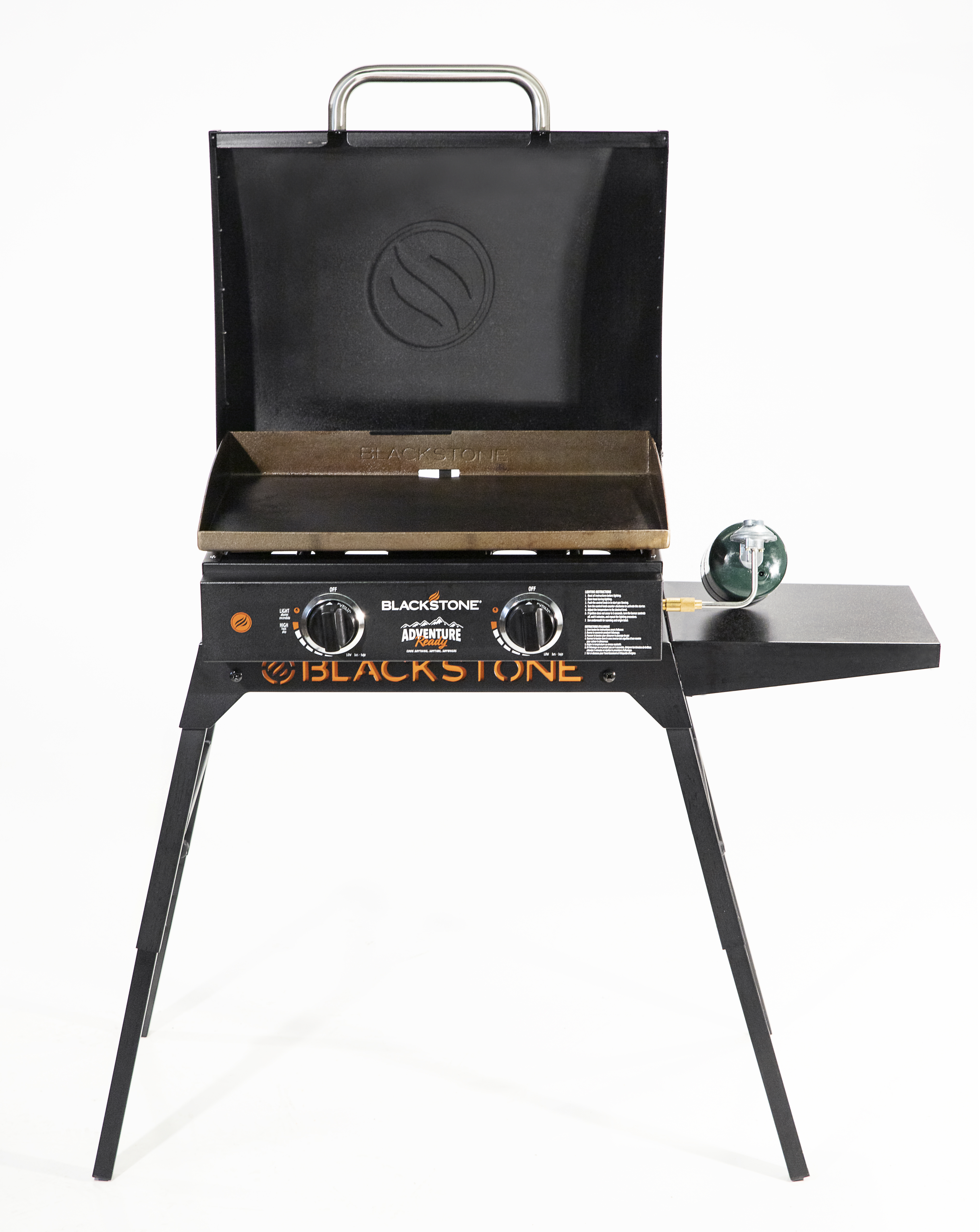 Blackstone Adventure Ready 22" Griddle with Hood, Legs, Adapter Hose - image 9 of 14