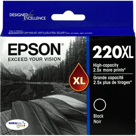 Epson 220XL High-capacity Black Ink Cartridge