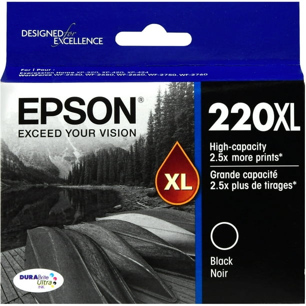 Epson 220XL Highcapacity Black Ink Cartridge