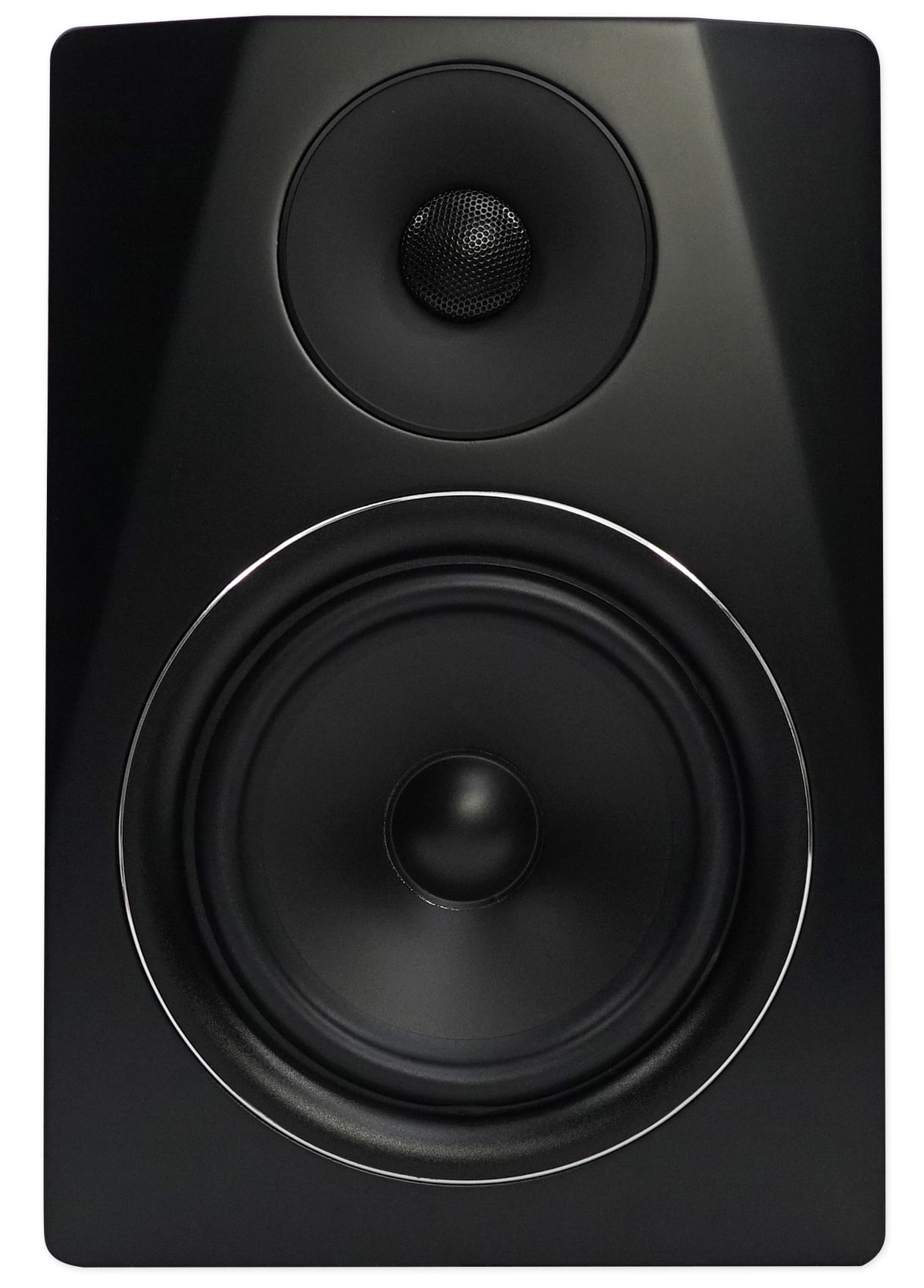 Pair Rockville APM6B 6.5" 350W Powered USB Studio Monitor Speakers+21" Stands
