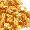 thumbnail image 6 of yotijay 60 Pieces Track Shoe Spikes Track and Field Running Spikes for Sports Adults Gold, 6 of 9
