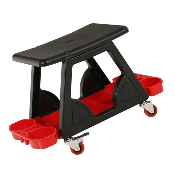 Workshop Creepers Seats with Tool Tray Storage Car Detailing Washing Stool Chair