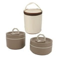 thumbnail image 2 of Stackable Lunch Box, Portable Stainless Steel Leakproof Food Container, Lightweight Bento Lunch Box for Work, School, and Travel, 2 of 8