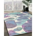 thumbnail image 3 of Ahgly Company Machine Washable Indoor Rectangle Contemporary Lavender Purple Area Rugs, 2' x 4', 3 of 7
