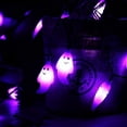 thumbnail image 4 of LINLIN Solar Ghost String Lights, LED Ghost Shape Fairy Light Waterproof Solar Ghost Garden Lights for Halloween Christmas, Garden, Patio, Wedding, Party and Holiday Decorations, 4 of 8