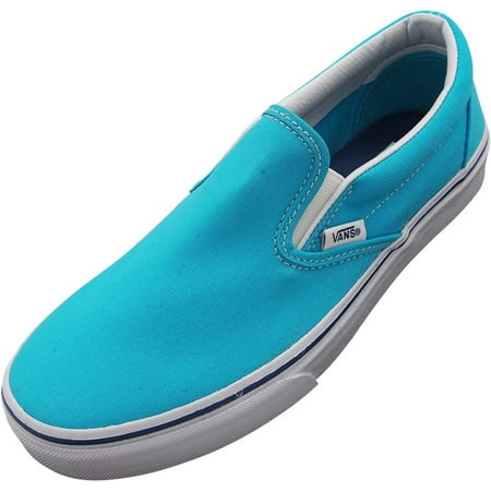 Cheap Skate Shoes For Men Vans Mens Womens Unisex Authentic Classic Canvas Skate Slip On Sneaker, 40616 Cyan Blue / 6D(M)US ()