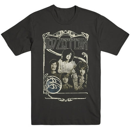 Led Zeppelin Men's 1969 Band Promo Photo Slim-Fit T-Shirt (Best Band Promo Photos)