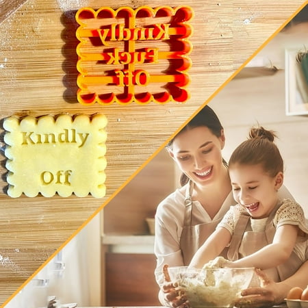 

Feiboyy Cookie Molds With Good Wishes Biscuit Cutters Design Shapes
