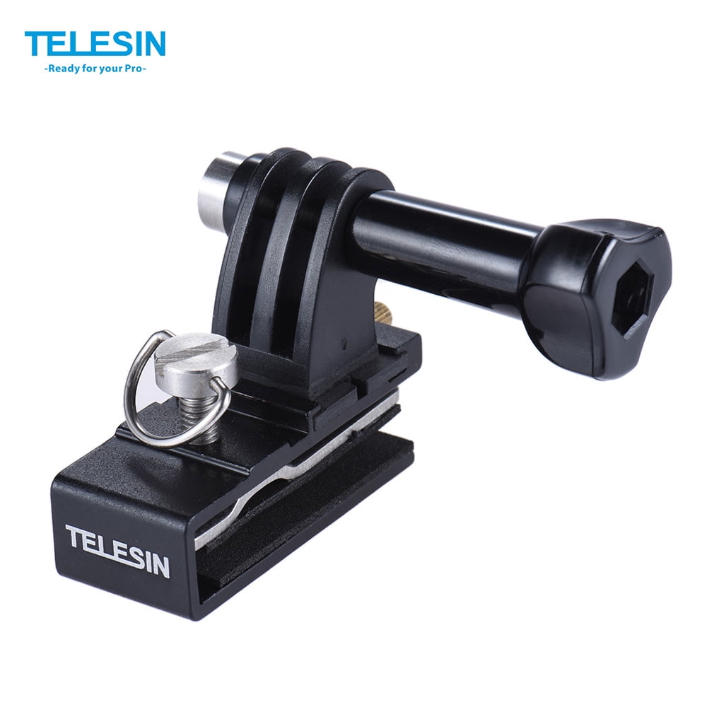 Camera TELESIN Metal Backpack Cap Hat Clip Mount Clamp For Gopro Hero 8 7 5 4 3