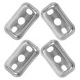 thumbnail image 4 of POPETPOP 4Pcs Stainless Steel Towel Bar Bracket Washers for Stable Bathroom Wall Installation, 4 of 9