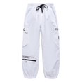 thumbnail image 5 of Pantalones de esquí para hombre y mujer, de una sola tabla, de doble tabla, para invierno, para exteriores, resistentes al viento, impermeables, cálidos, 5 of 5