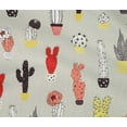 thumbnail image 5 of oneOone Cotton Poplin Fabric Leaves & Floral Block Decor Fabric Printed BTY 42 Inch Wide, 5 of 5