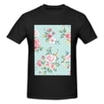 thumbnail image 4 of Bingfone Vintage Floral Men'S Loose Fit Short-Sleeve Pocket T-Shirt, 4 of 7