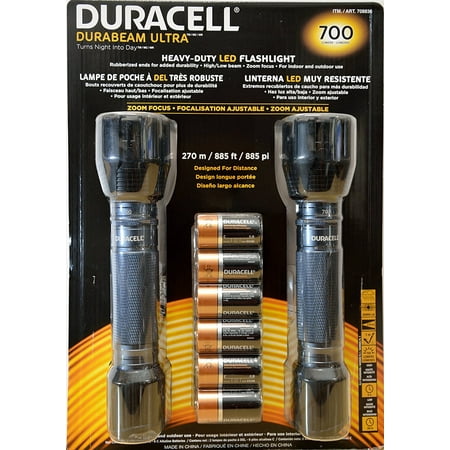 Durabeam Ultra 700 Heavy Duty Led Flashlight 2 Pack Turns