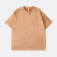 thumbnail image 2 of Rloper-Lop Oversized Solid T-Shirts for Men Short Sleeve Crewneck Sweatshirts Vintage Streetwear Basic Tees Fashion Solid Color Tops, 2 of 4
